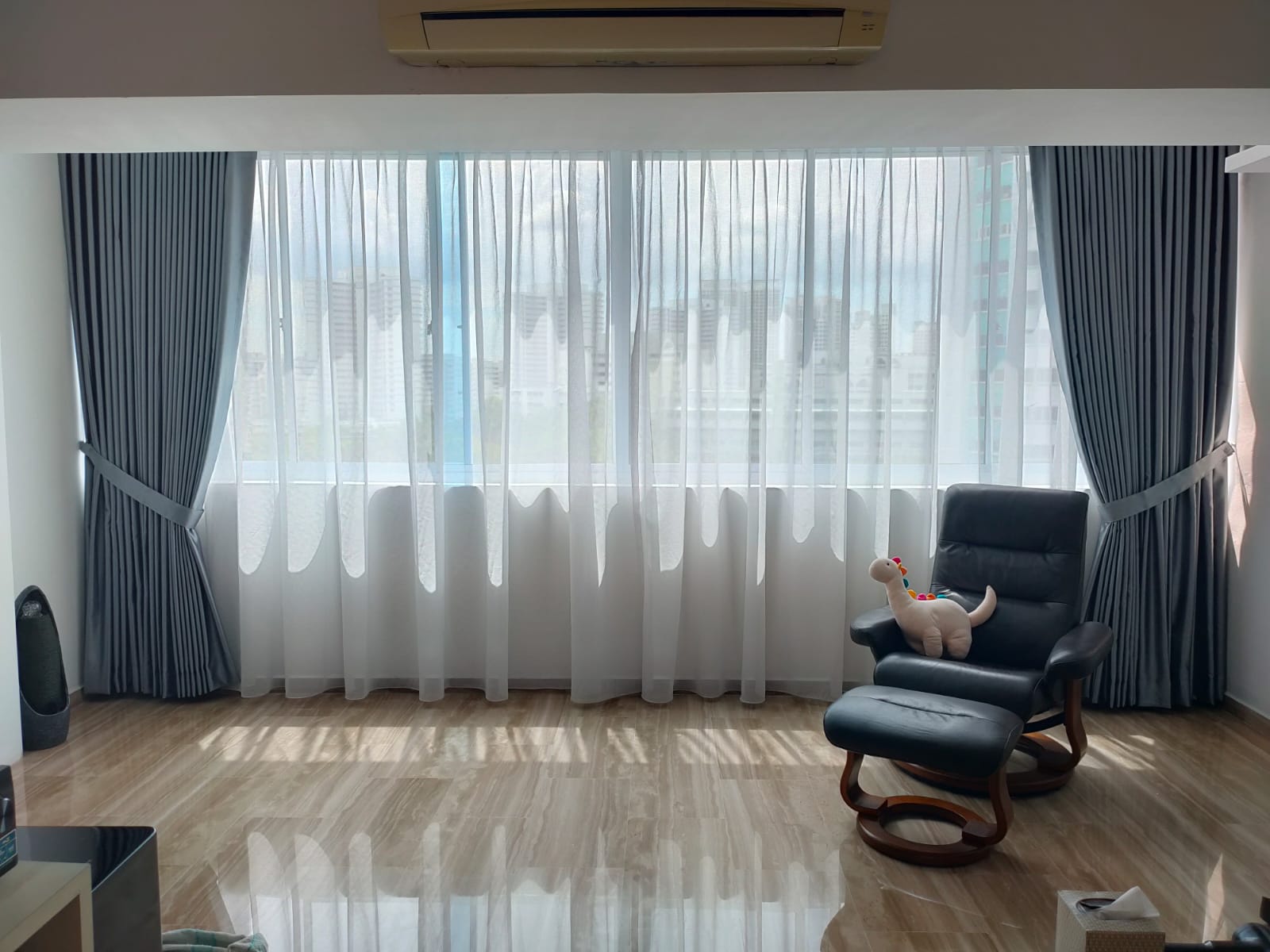 This is a Picture of Day and night curtain picture  for Singapore HDB EA,, day and night curtain, BLK 176 Bukit Batok West Ave 